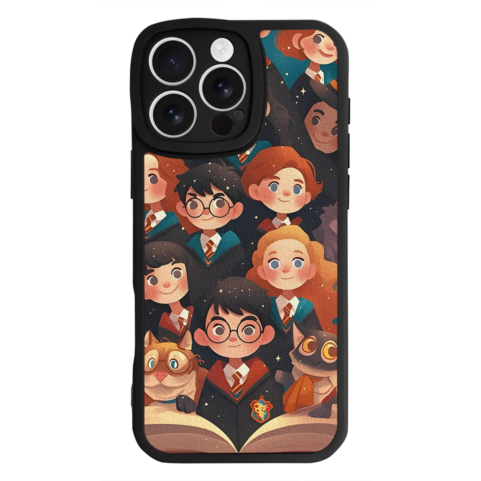 （画像用） Harry Potter ハリー・ポッターシリーズ 【iPhone 16シリーズ対応】シリコンスマホケース（レザー調） 材質：シリコン
